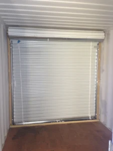 16ft storage container with rollup door 1