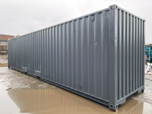 40ft x 8ft shipping container with double roll up doors4